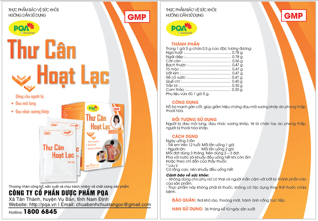 Thư cân hoạt lạc PQA