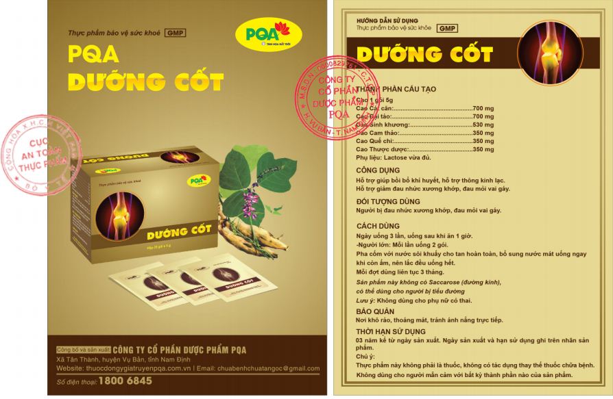XNQC PQA Dưỡng cốt