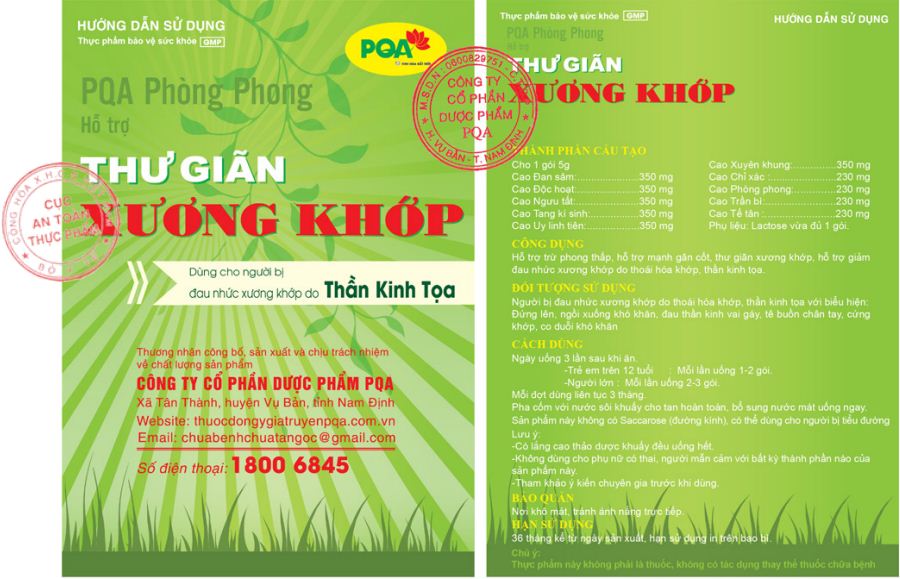XNQC PQA Phòng phong