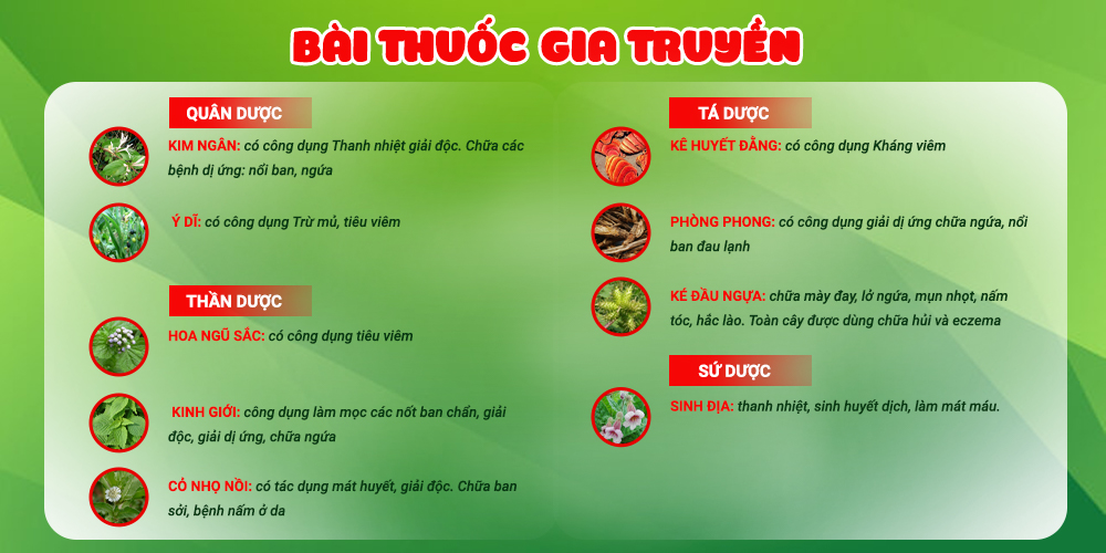 Bài thuốc Kim ngân phong