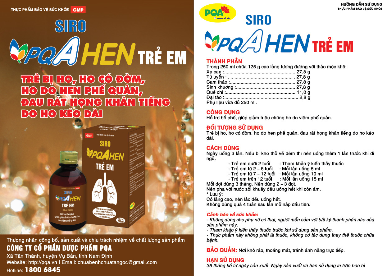 PQA Hen trẻ em