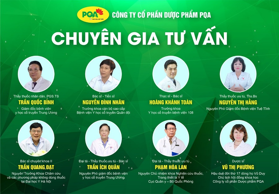 Hội đồng chuyên gia tư vấn Dược phẩm PQA
