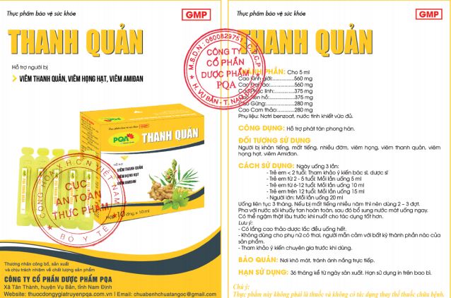 Thanh quản pqa