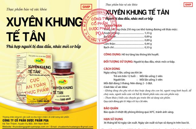 Xuyên khung tế tân pqa