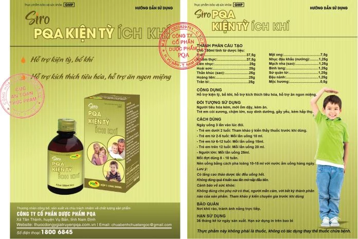 Chi tiết pqa kiện tỳ ích khí