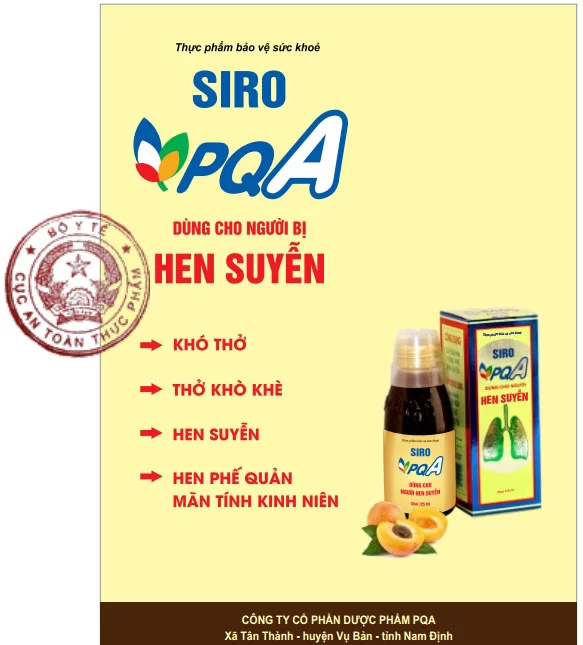 Siro PQA hen suyễn