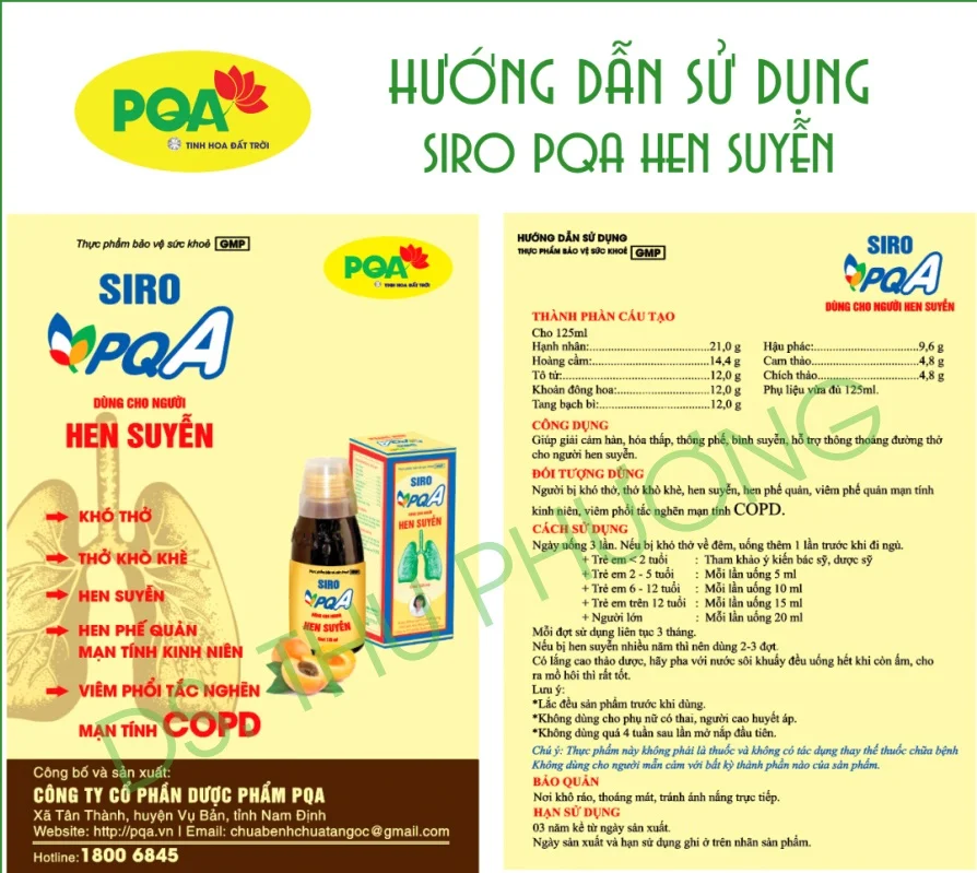 Hướng dẫn PQA hen suyễn