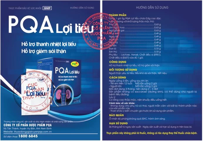 Chi tiết pqa lợi tiểu