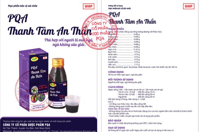Thanh tâm an thần pqa
