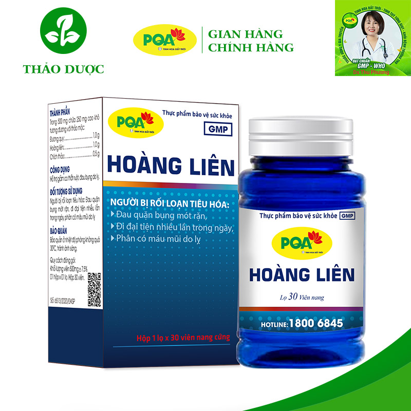 PQA Hoàng liên 30 viên PQA Hoàng liên 30 viên