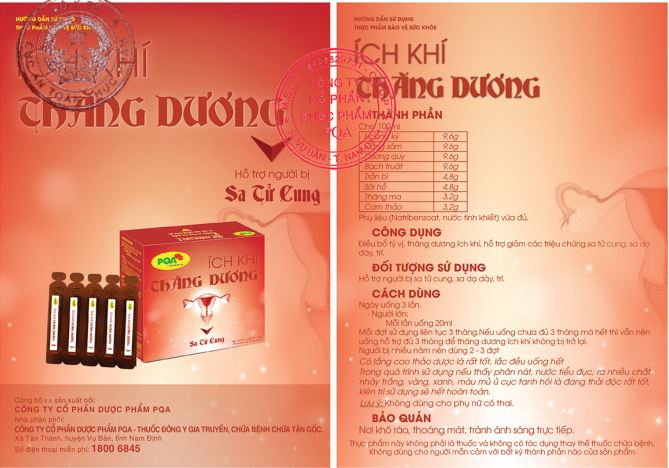 Chi tiết pqa ích khí thăng dương