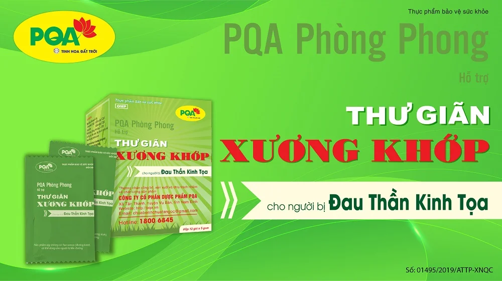 PQA Phòng phong thư giãn xương khớp