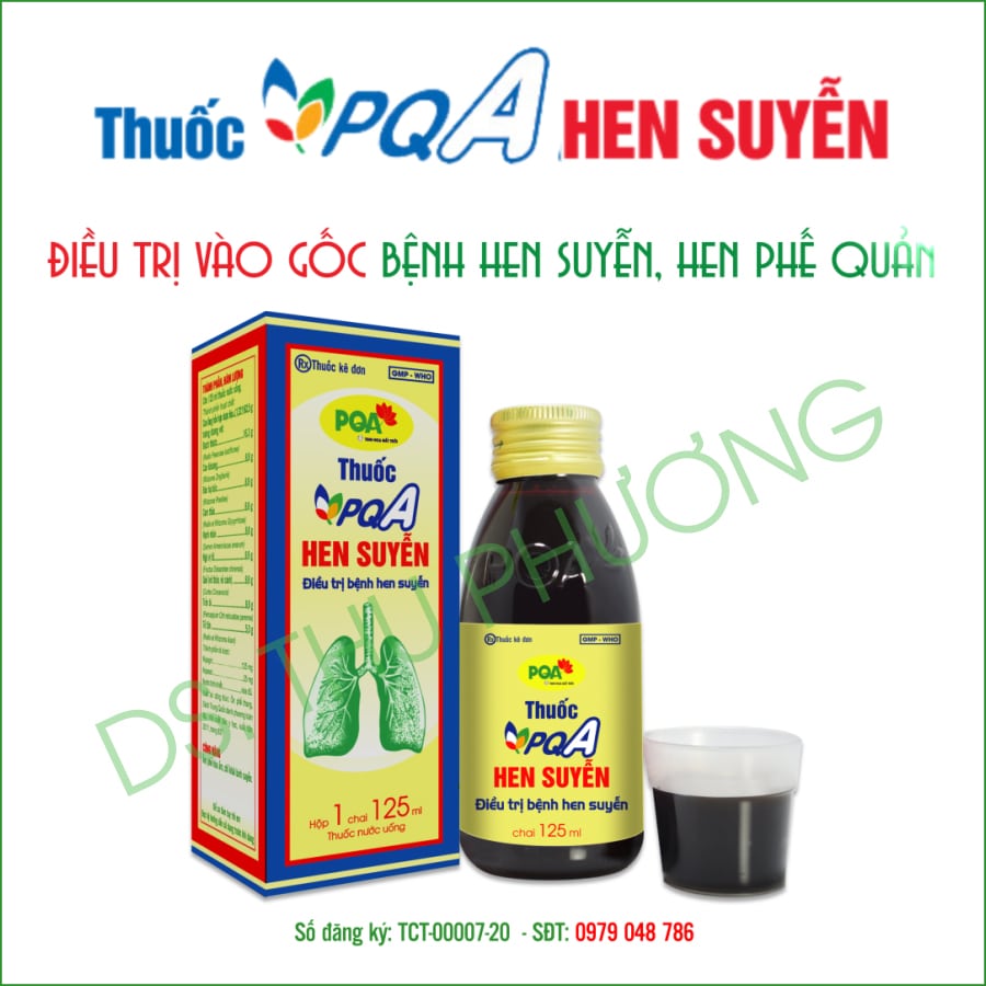 Thuốc Siro PQA Hen suyễn