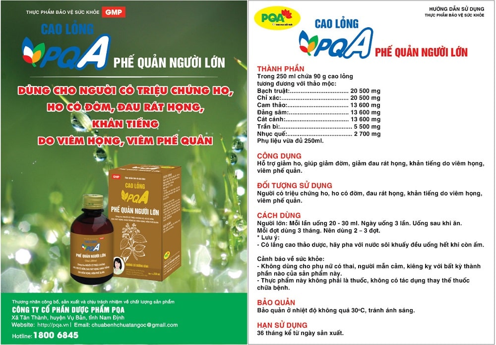 PQA Phế quản người lớn 2022