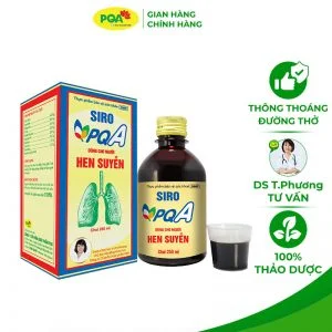 PQA Siro hen suyễn 250ml