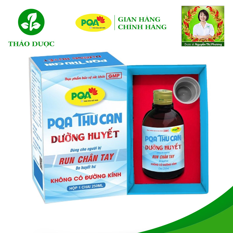 Siro PQA Thư can dưỡng huyết 250ml Siro PQA Thư can dưỡng huyết 250ml