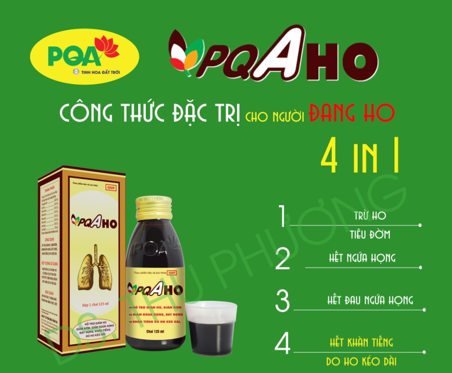 Công thức PQA siro ho