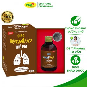 Siro PQA Ho trẻ em 250ml