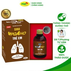 Siro PQA Ho trẻ em 250ml