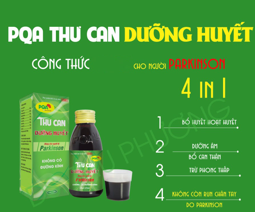 Công thức PQA Thư can dưỡng huyết