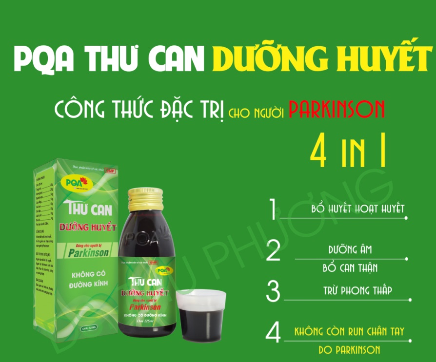 Công thức PQA Thư can dưỡng huyết