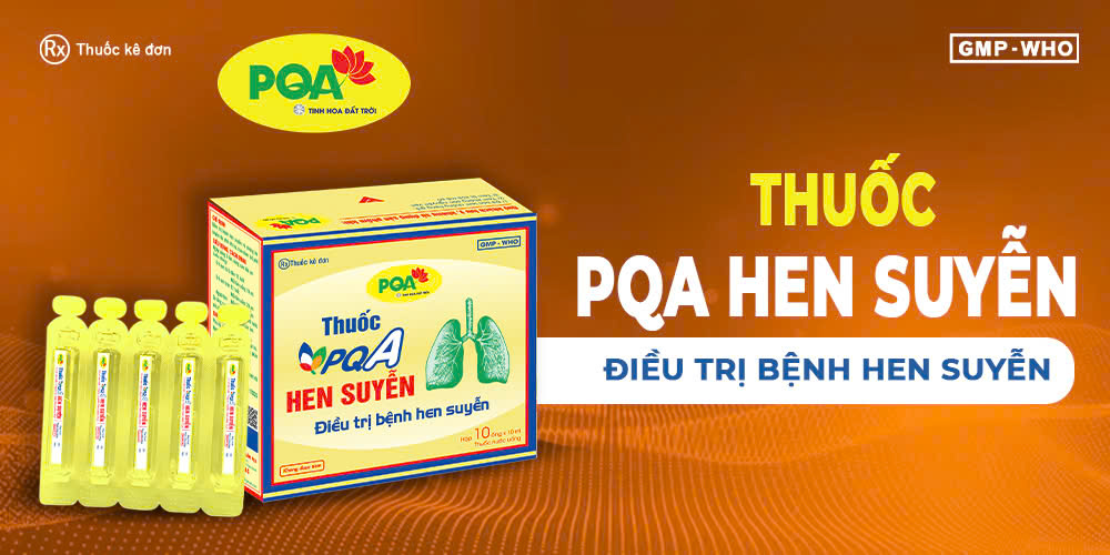 Thuốc PQA Hen suyễn (dạng ống)