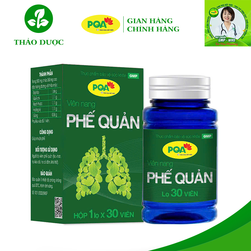 PQA Phế quản viên nang xanh PQA Phế quản viên nang xanh