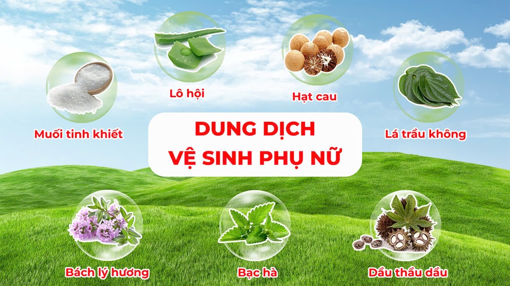 Thành phần của dung dịch vệ sinh