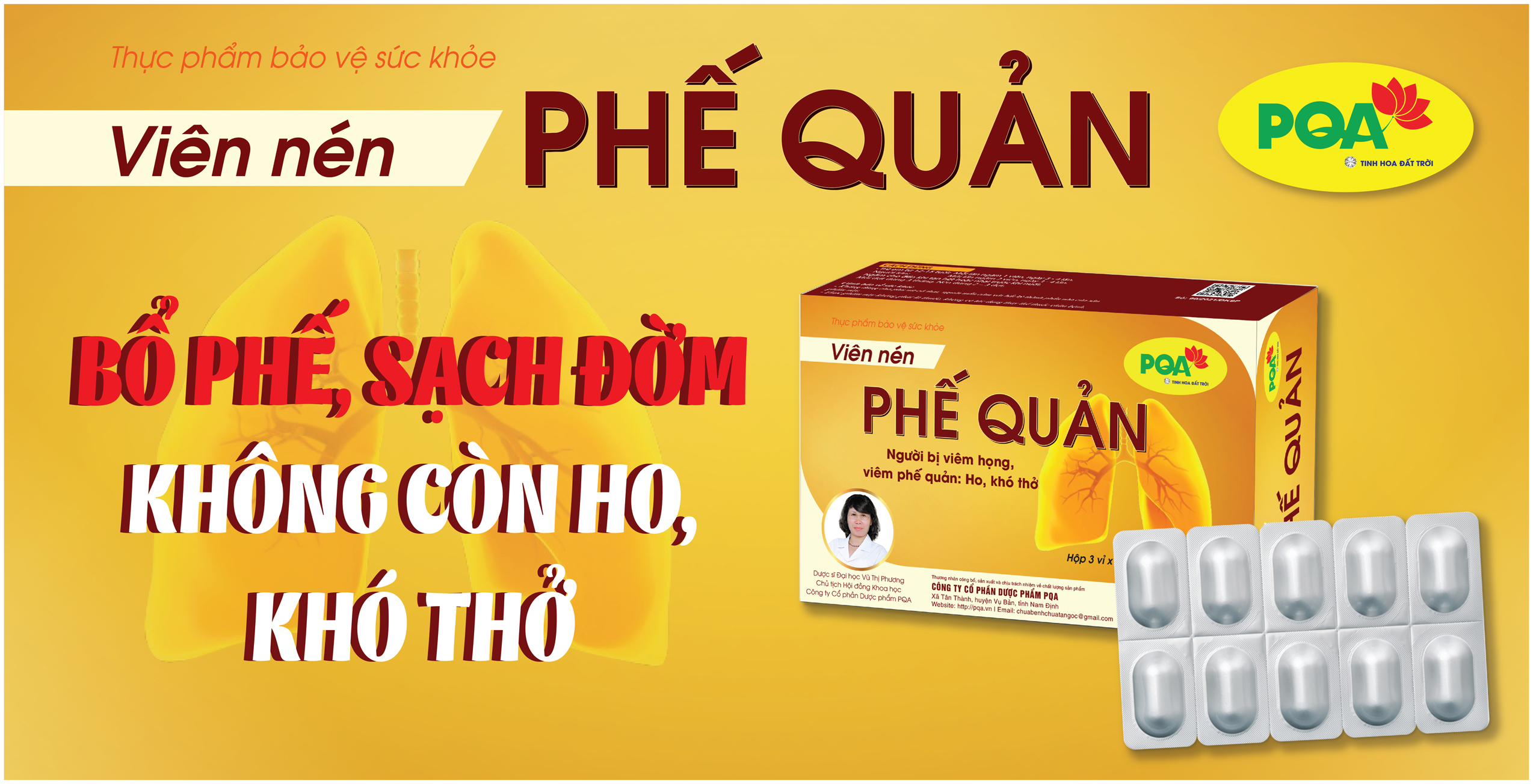 PQA Phế quản viên nén